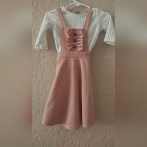Heart and Arrow girls dress the long sleeves top with dress size 2t